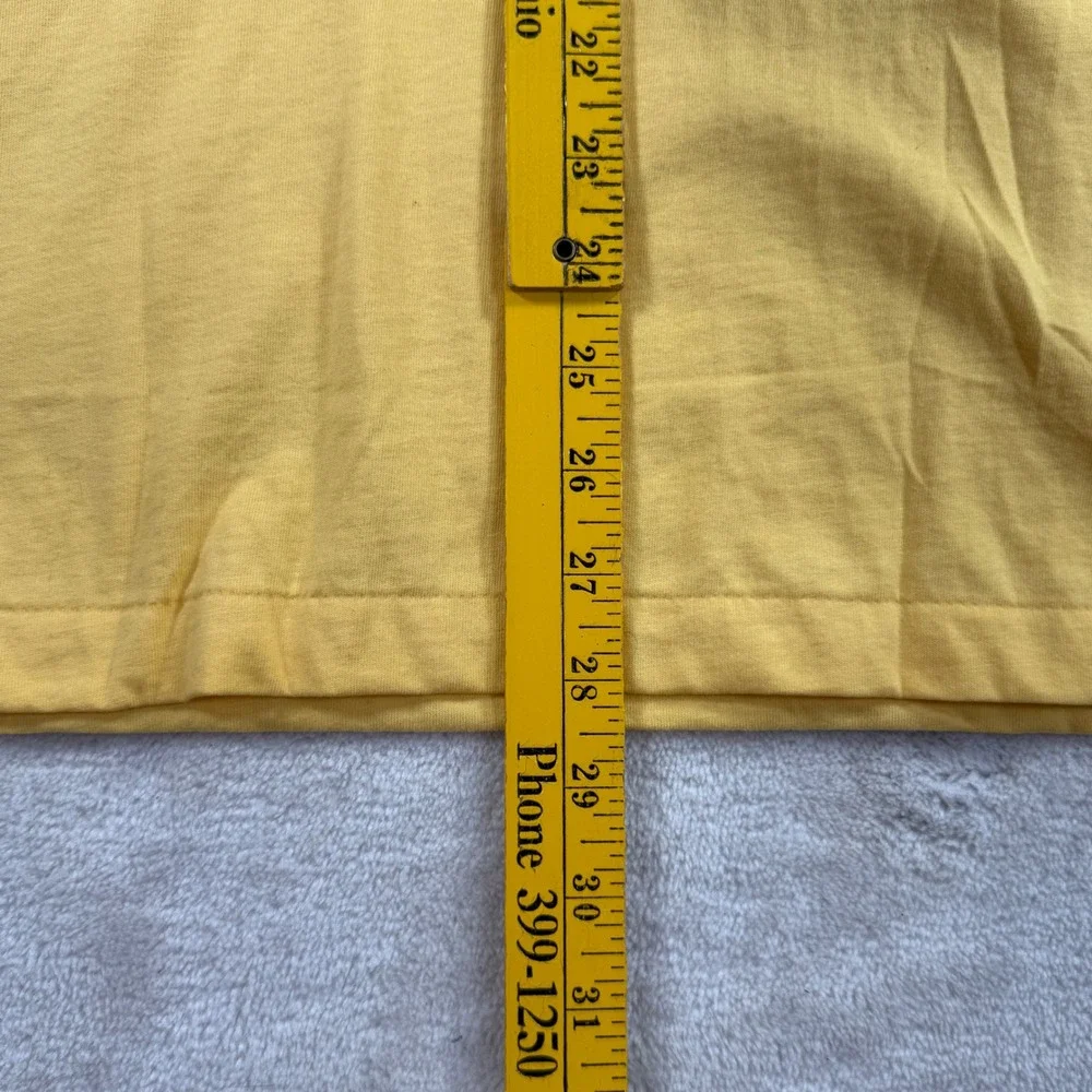 Polo‎ Ralph Lauren Mens Classic Fit Crewneck T-Shirt Yellow Blue Pony Small NWT